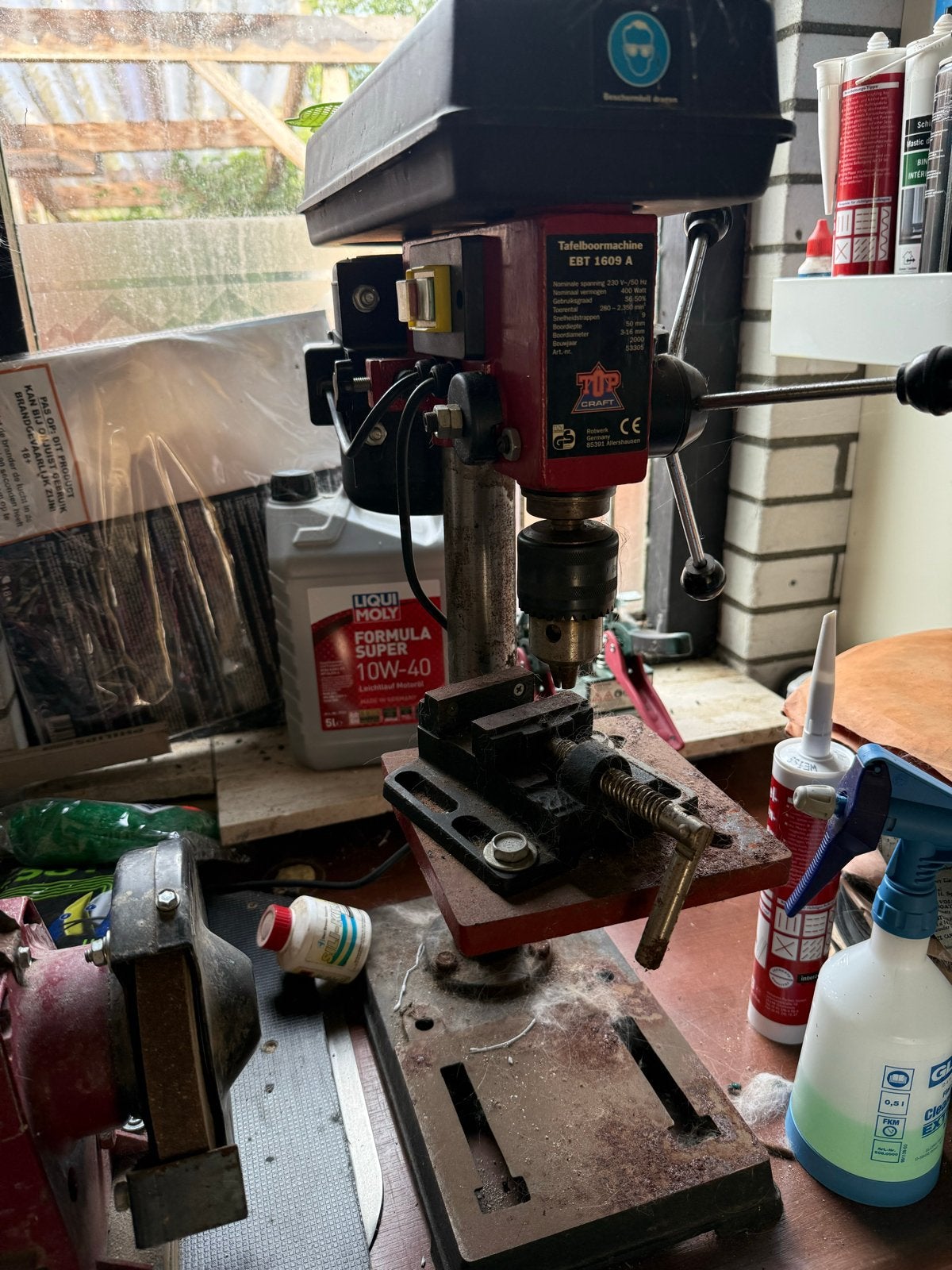 Tafelboormachine TOP CRAFT EBT 1600 A, Ophalen of Verzenden, Gebruikt, Minder dan 400 watt, Kolomboormachine