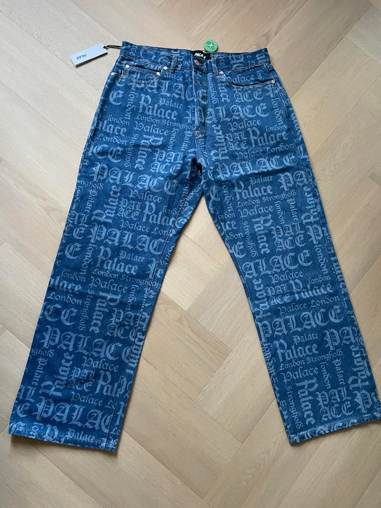 Palace Skateboards Jeans - BNWT - Maat 32, Ophalen of Verzenden, Nieuw, Blauw, W32 (confectie 46) of kleiner