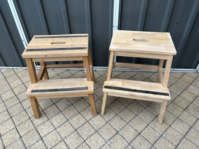 IKEA Opstapje Kruk - Houten Keuken Opstap, Huis en Inrichting, Krukjes, Ophalen, Gebruikt, Hout