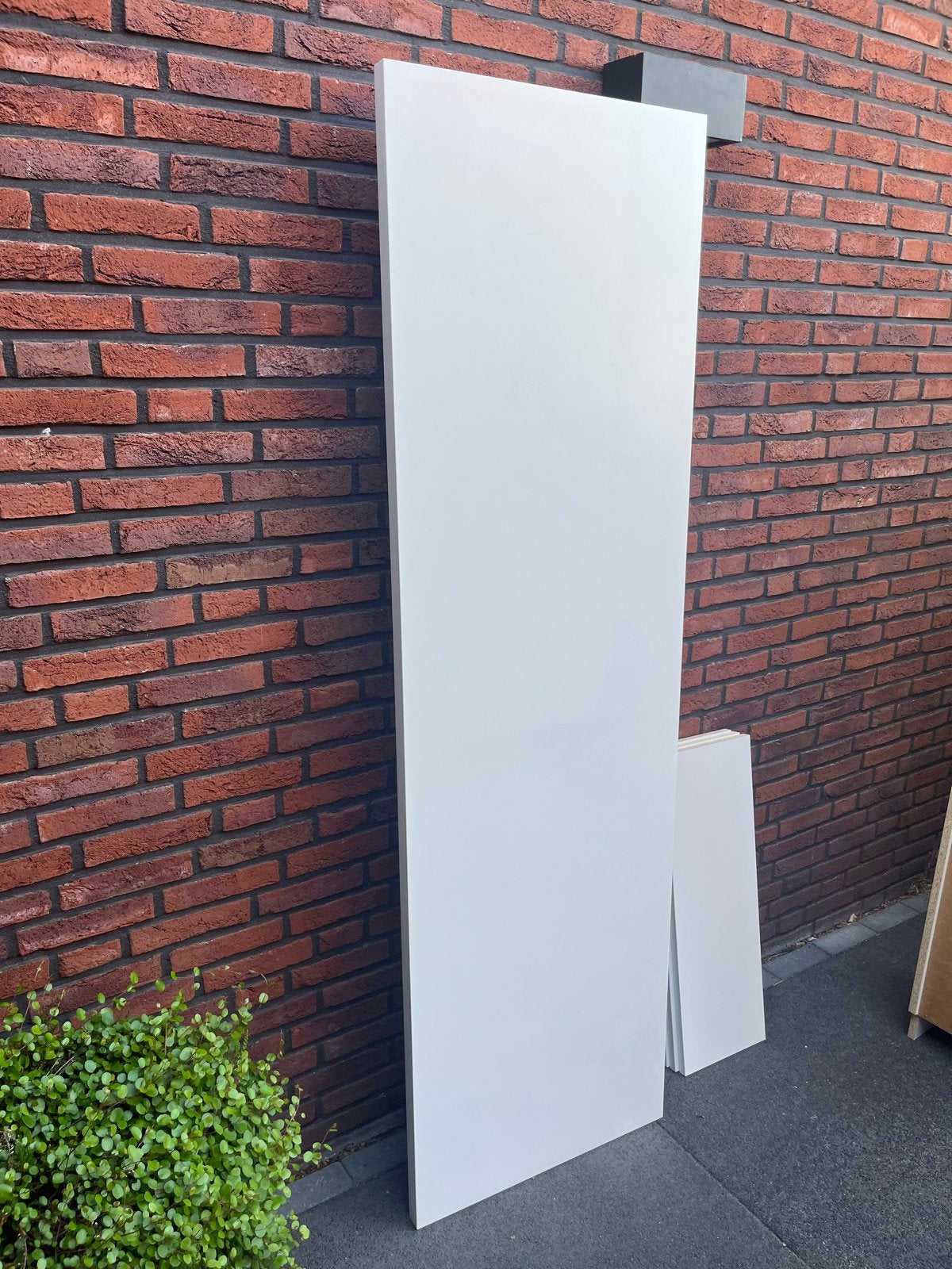 Witte Bureau-/Meubelplaat 60x200x3cm - Nieuwstaat, Doe-het-zelf en Verbouw, Hout en Planken, Ophalen, 25 tot 50 mm, Zo goed als nieuw