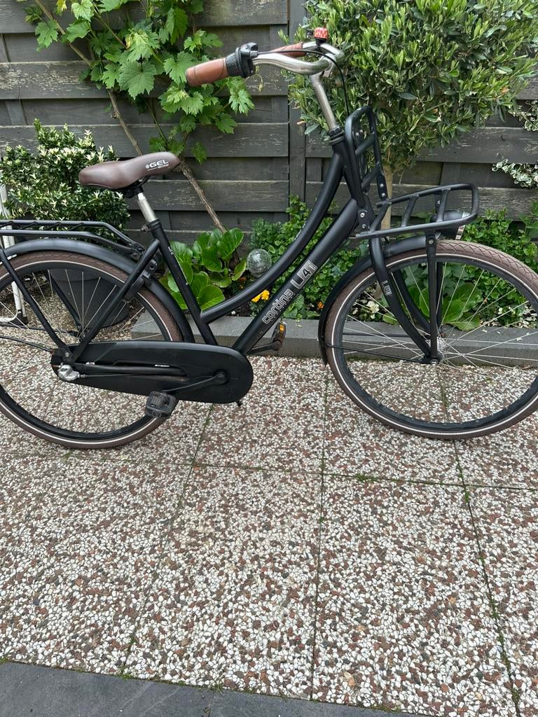 Meisjesfiets cortina 26 inch, Fietsen en Brommers, Fietsen | Meisjes, 26 inch of meer, Terugtraprem, Gebruikt, Versnellingen