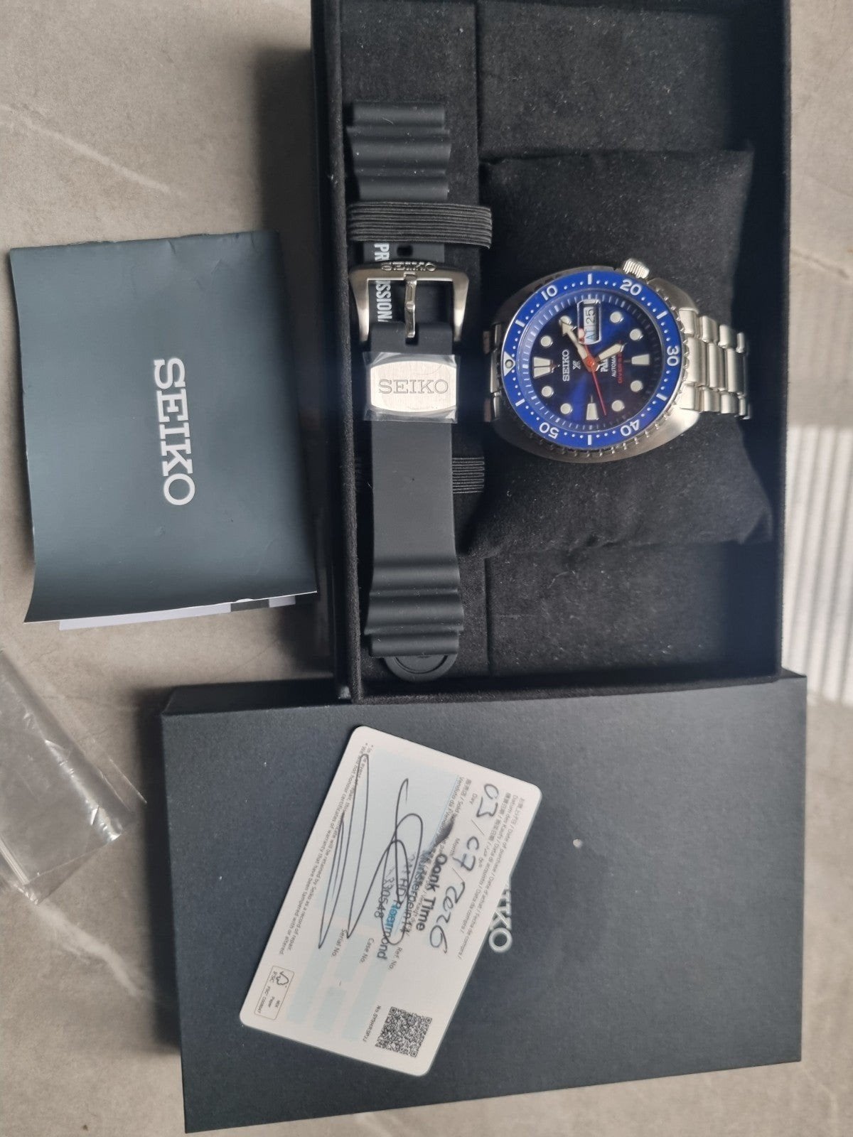Seiko King Turtle PADI Special Edition full set  max 1 week, Ophalen
