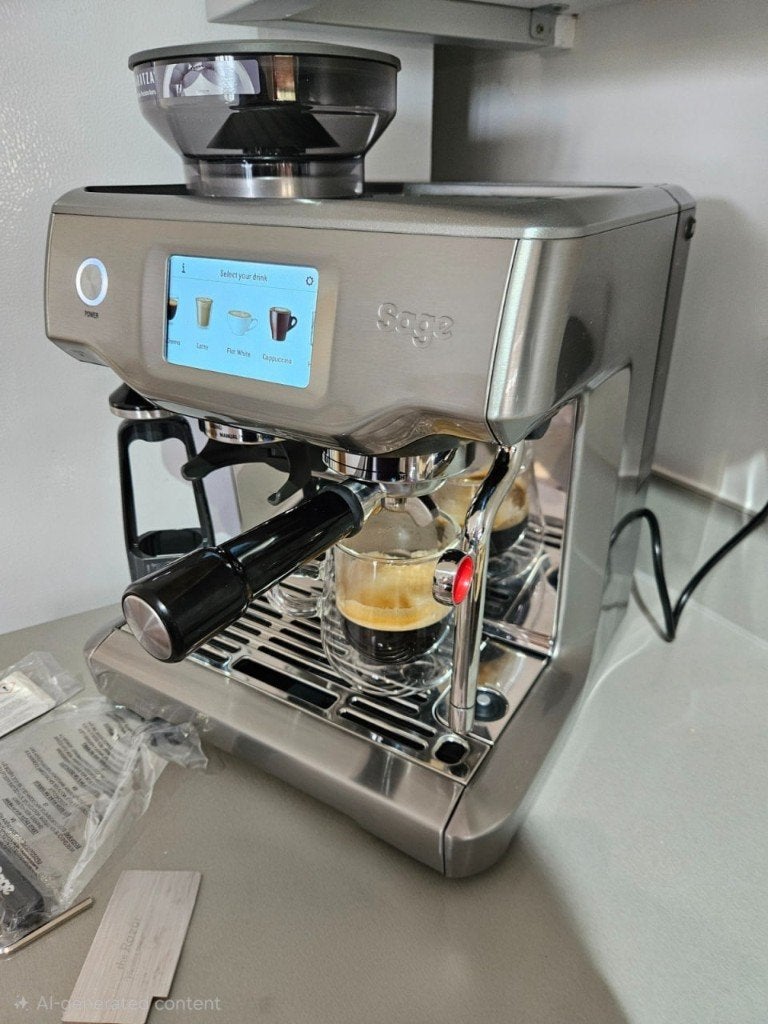 Sage The Barista Touch 1700W espressomachine, Ophalen of Verzenden, Zo goed als nieuw, Espresso apparaat