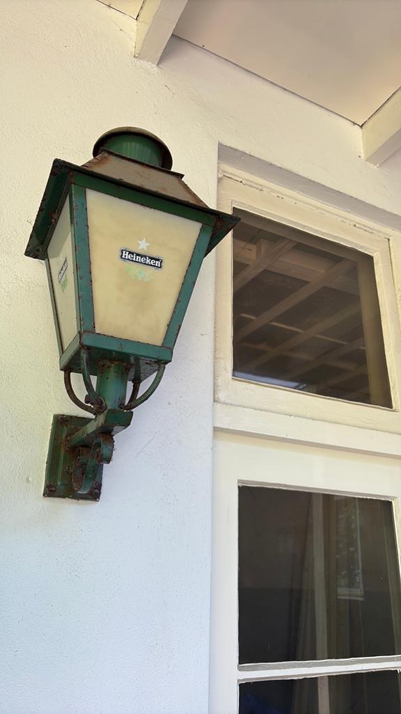 Heiniken lamp mag weg voor 50, Minder dan 50 watt, Wandlamp, Ophalen of Verzenden, Netvoeding