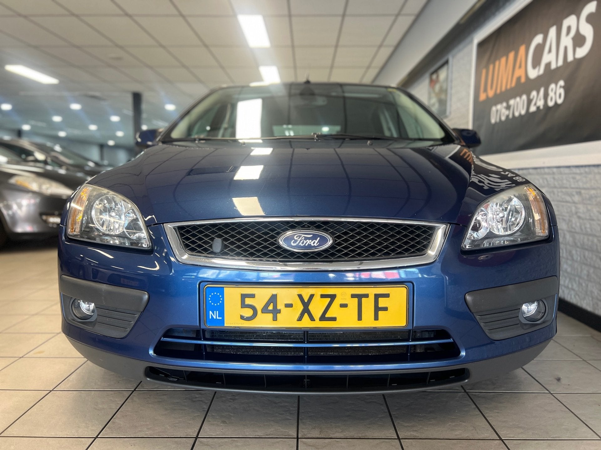 Ford Focus 1.8-16V Ambiente Flexifuel | Cruise | Stoelverw., 125 pk, Gebruikt, 4 cilinders, Blauw