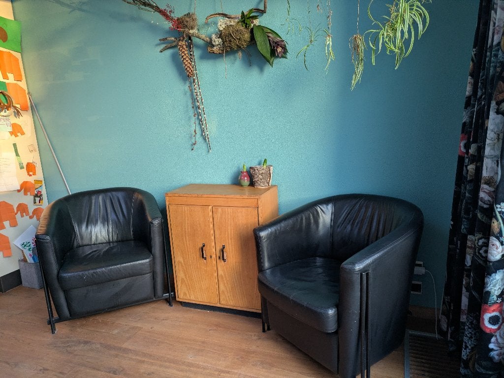 Stoel, Ophalen, Gebruikt, Twee, Zwart