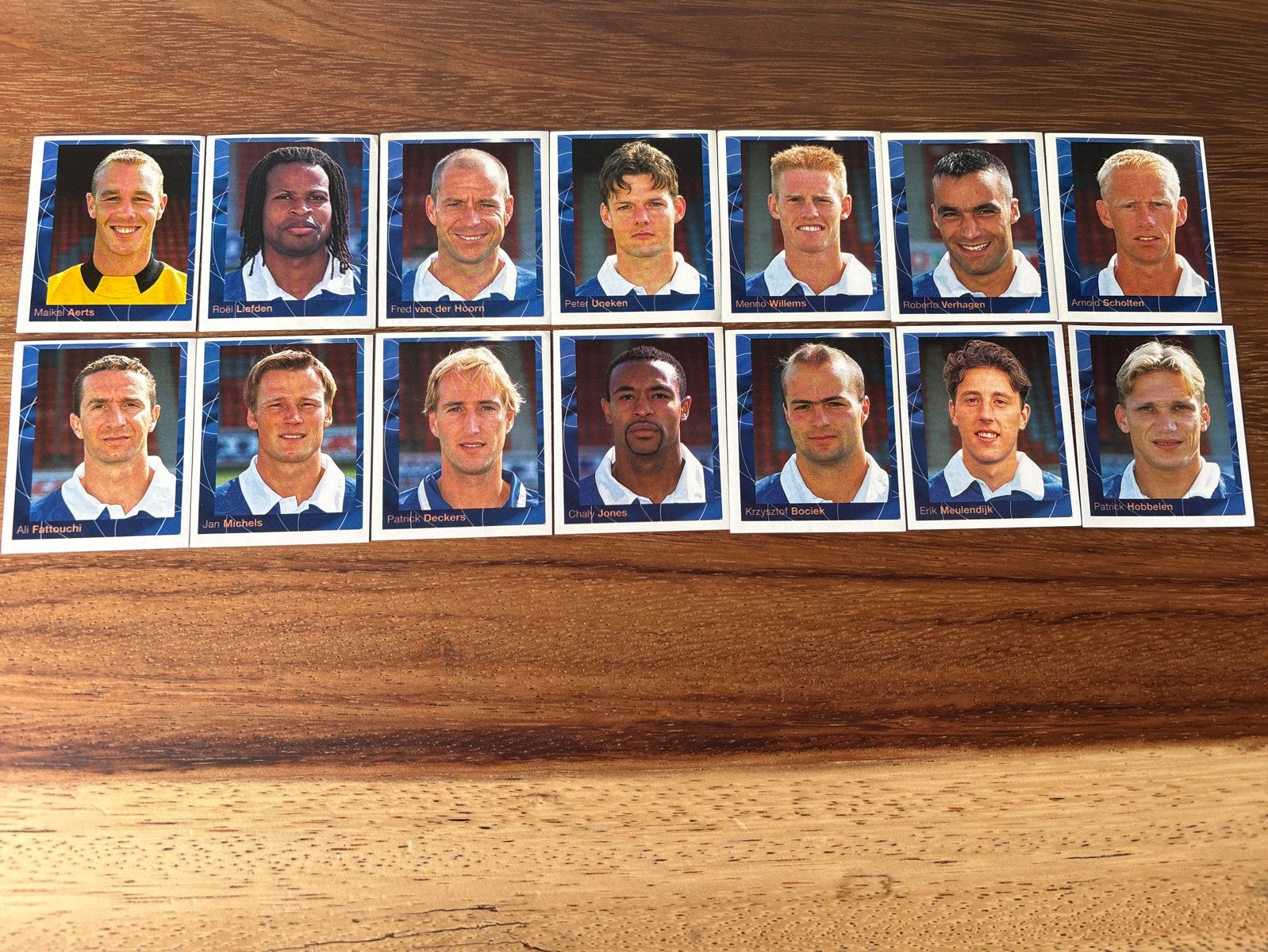 Panini stickers FC Den Bosch 2000 meerdere spelers, Ophalen of Verzenden, Gebruikt, Stickers en Plaatjes