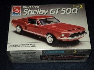 Bouwdoos 1968 Ford Mustang Shelby GT-500 AMT, Hobby en Vrije tijd, Modelbouw | Auto's en Voertuigen, Overige merken, Auto, Groter dan 1:32