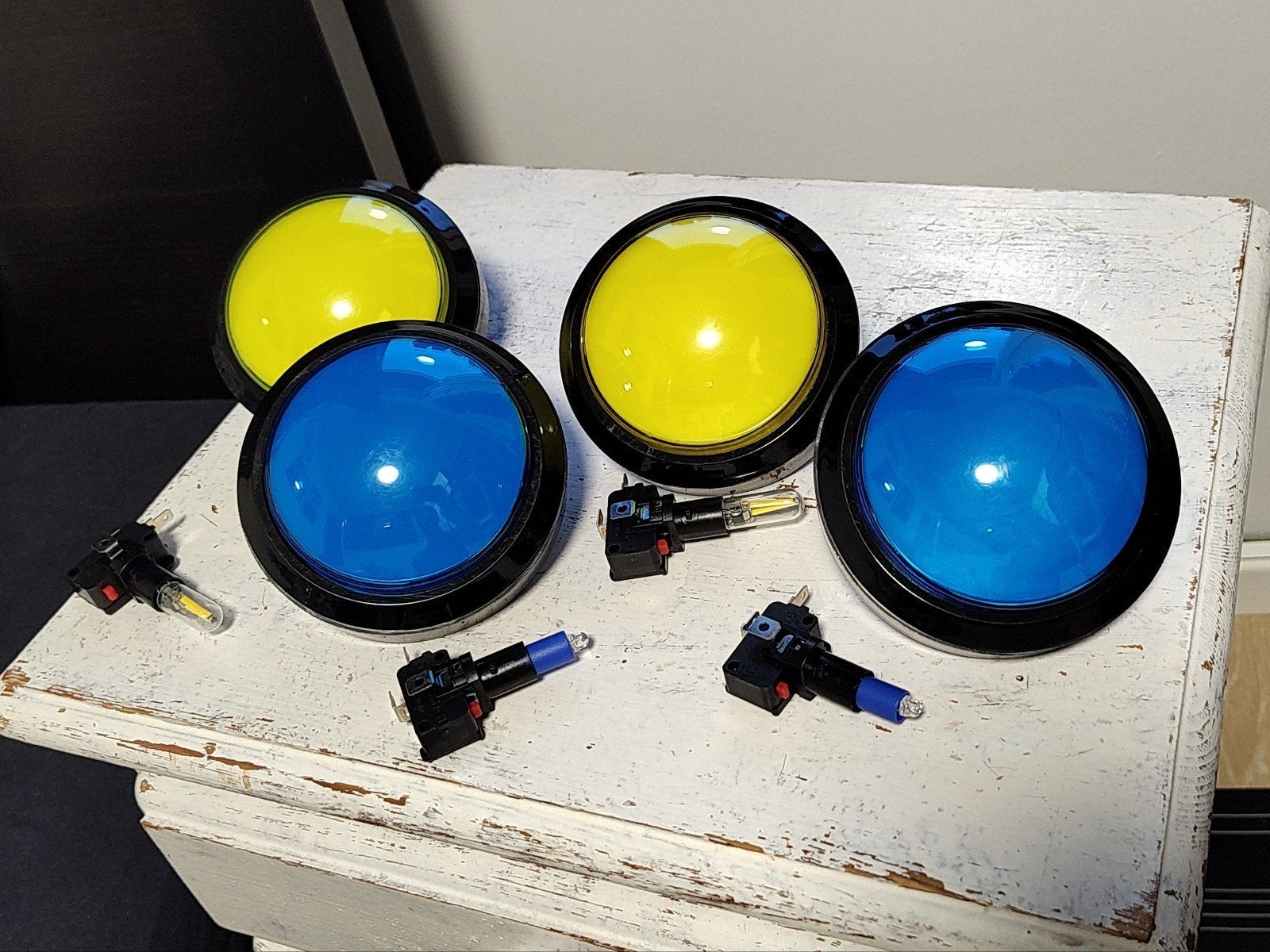Arcade knopjes met LED (100mm), Hobby en Vrije tijd, Ophalen of Verzenden, Nieuw