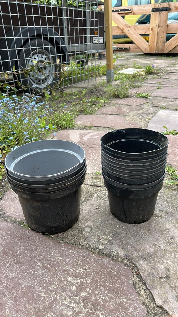 Kweekpotten 20 - 26 cm 15 stuks, Tuin en Terras, Ophalen, Zo goed als nieuw, Kweekbak