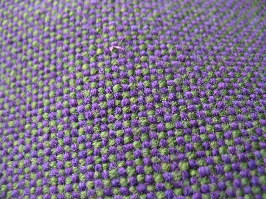 Kvadrat Hallingdal 65 968; paars+groen; 3 meter meubelstof, Wol, 120 cm of meer, Paars, Ophalen of Verzenden