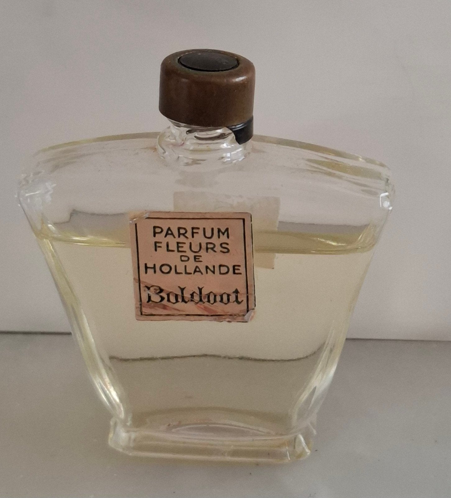 Oud Boldoot miniatuur parfumflesje Fleurs de Hollande., Verzamelen, Parfumverzamelingen, Ophalen of Verzenden, Gebruikt, Miniatuur