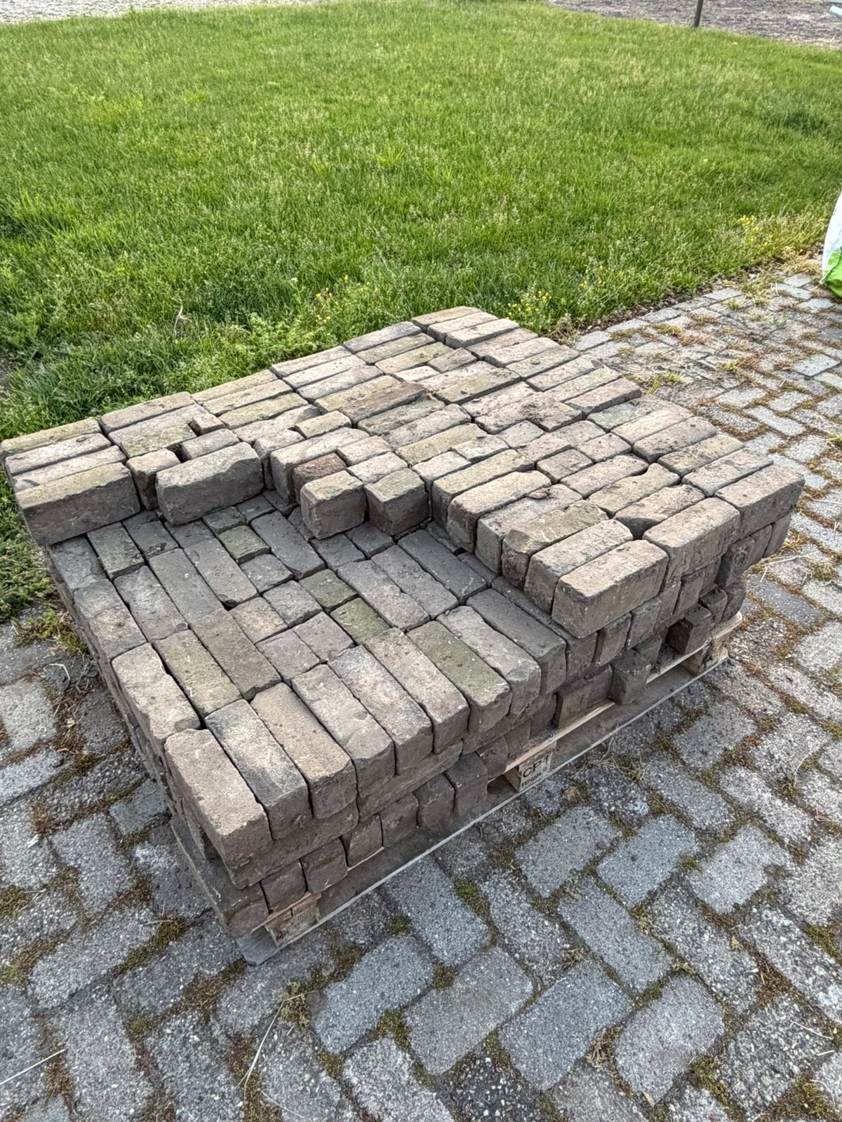 Gratis afhalen 15m2, Ophalen, Gebruikt, Beton, Klinkers