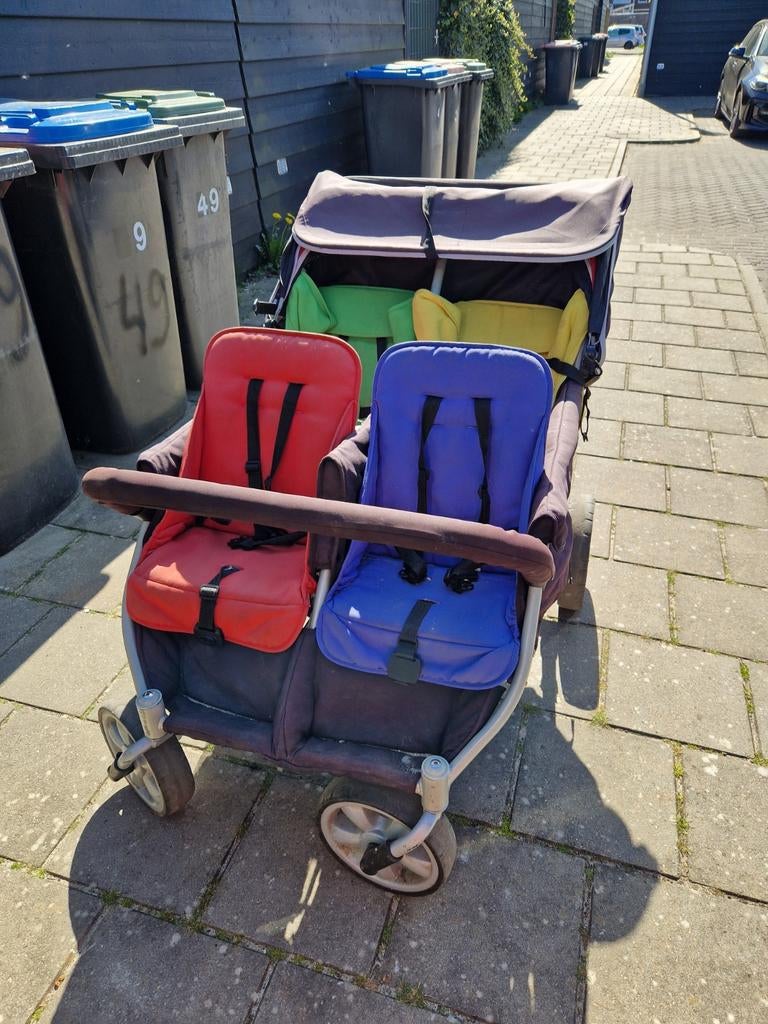 Vierlingwagen van Familidoo, Ophalen, Gebruikt, Kinderwagen of Buggy