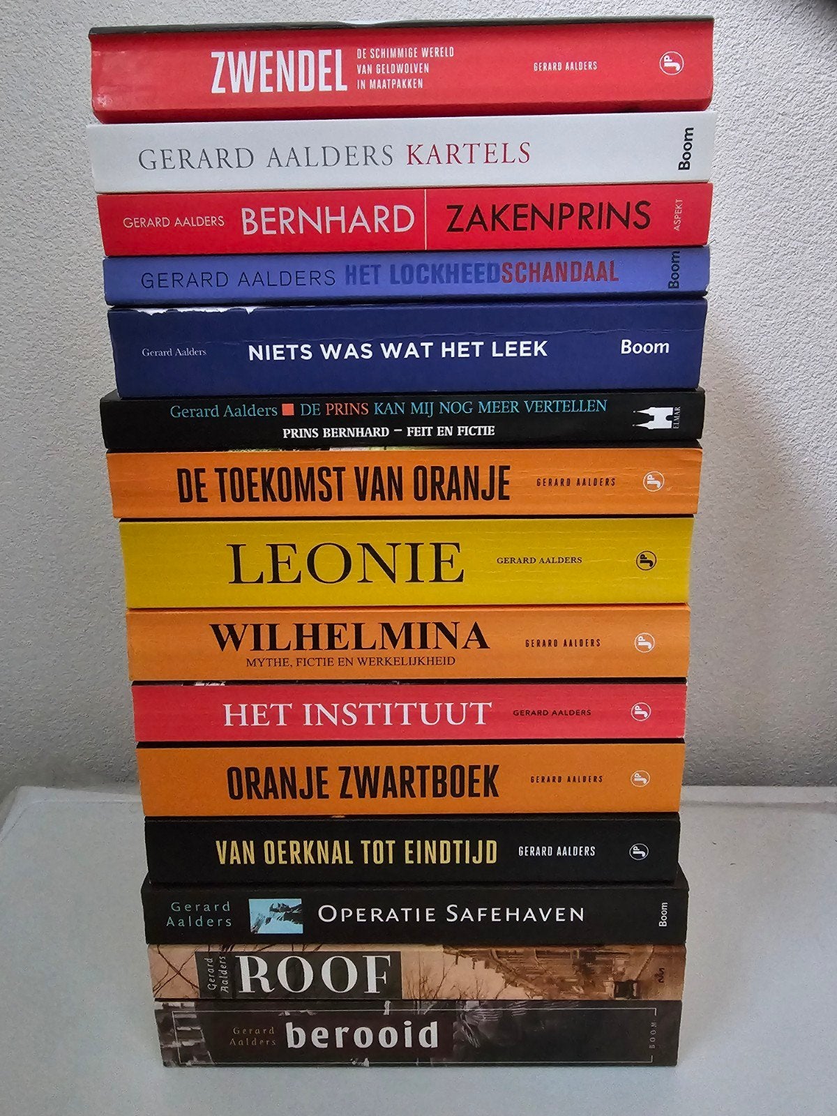 15x Gerard Aalders Boeken, Ophalen of Verzenden, Gelezen, Gerard Aalders, Nederland