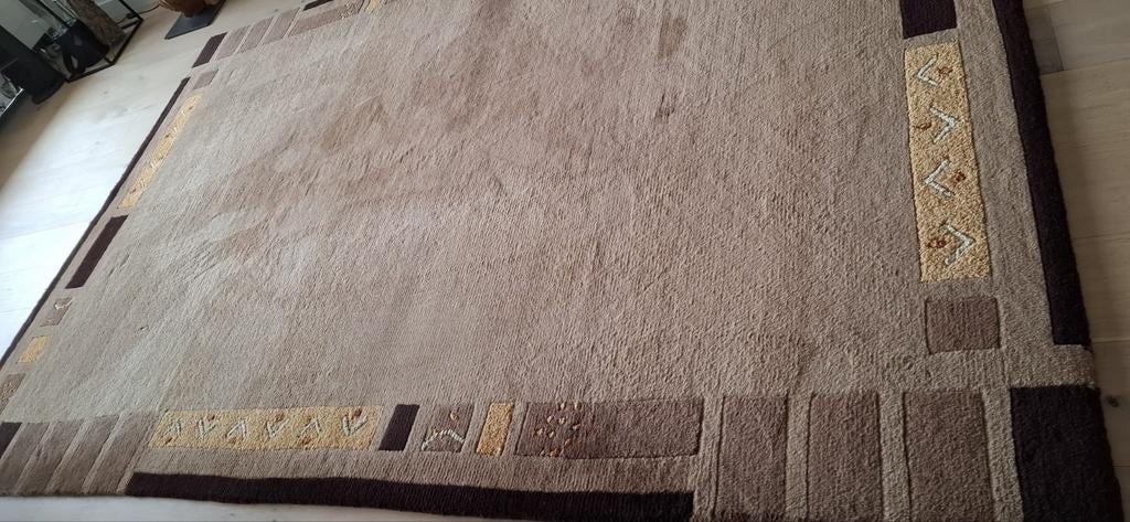 Wollen tapijt 202 x 302 cm, Ophalen, 200 cm of meer, Zo goed als nieuw, 200 cm of meer