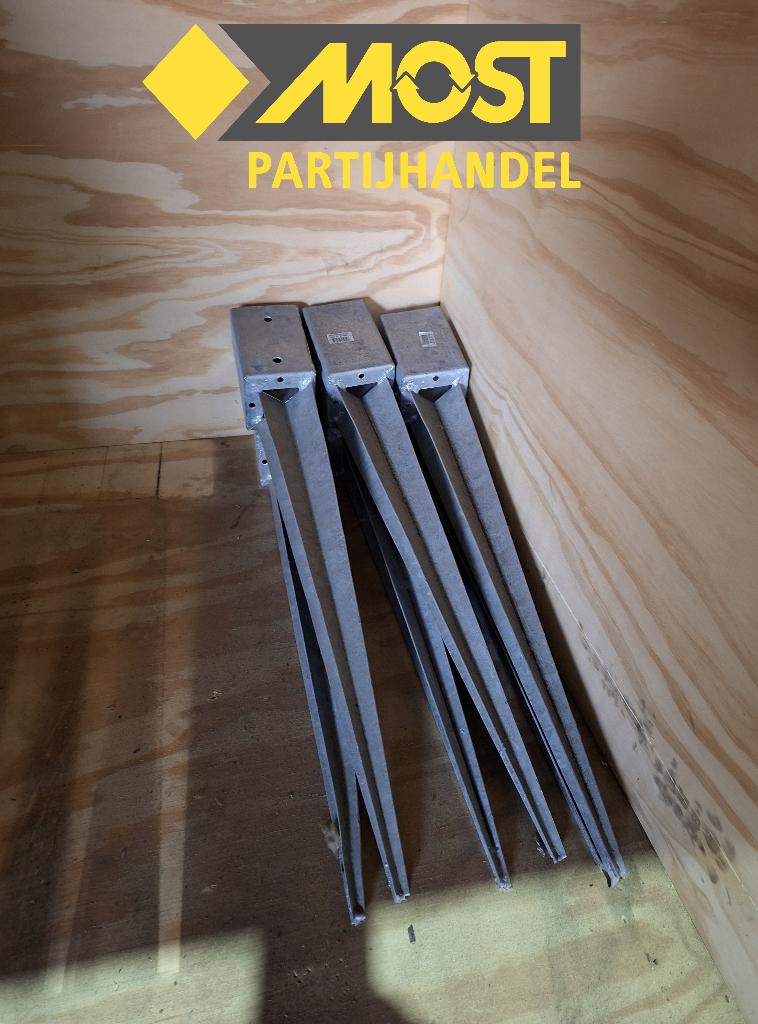 Restpartij Paalhouders op plaat, Ophalen, Nieuw, Minder dan 180 cm, Palen