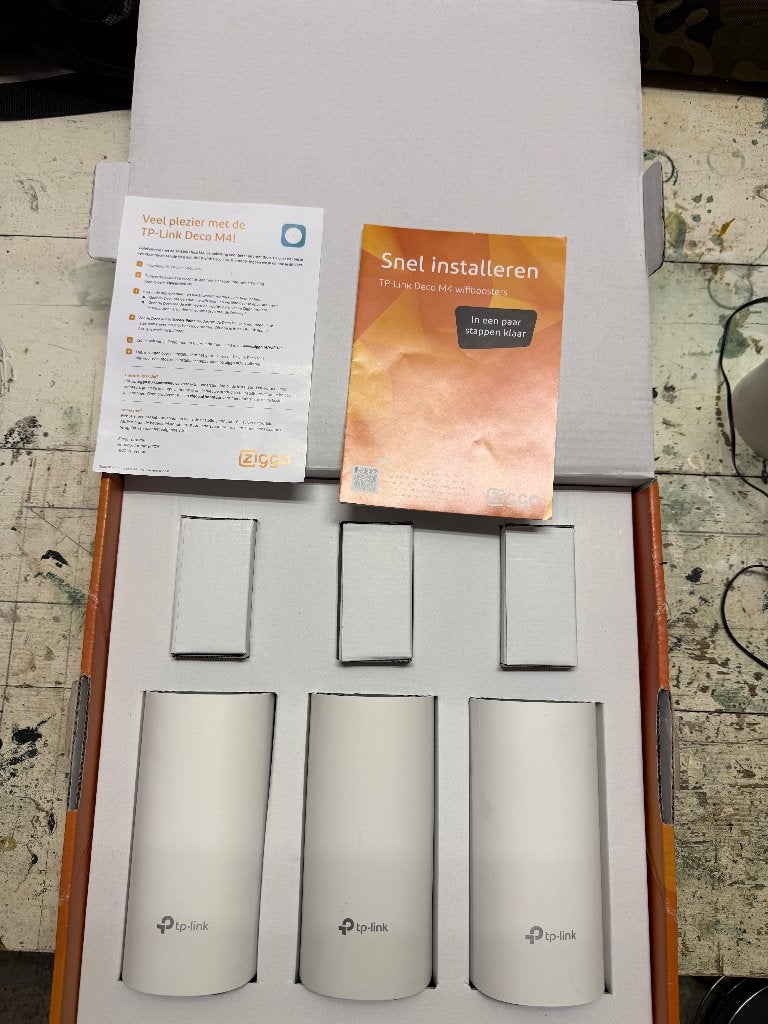 Mesh wifiset van 3 of 6 TPLINK deco's, Ophalen, Zo goed als nieuw, TP-Link Deco