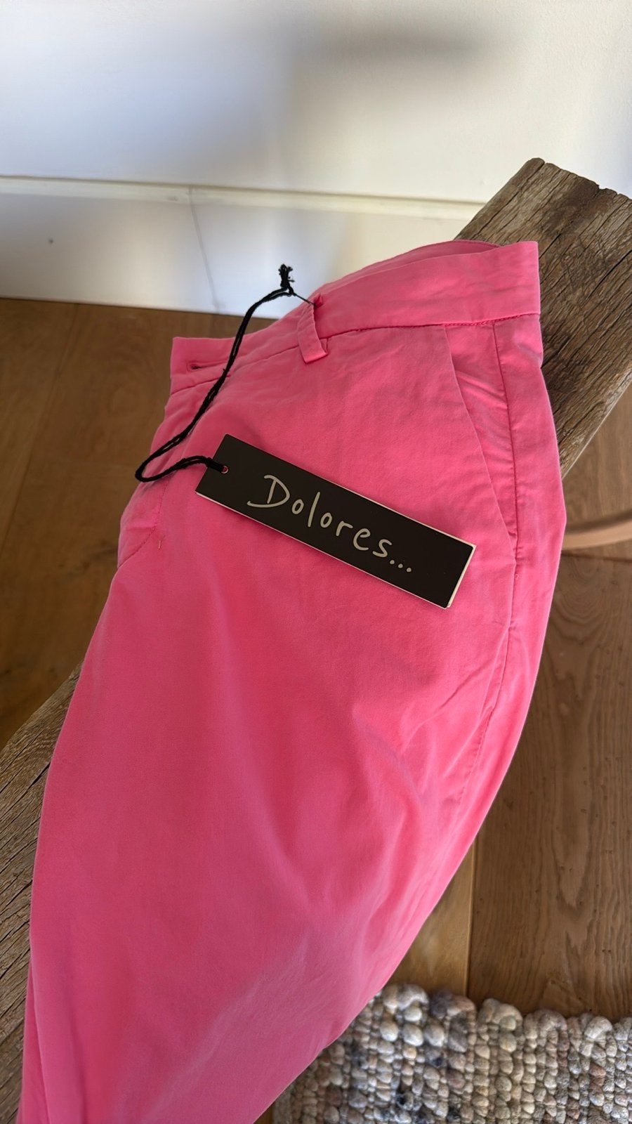 Dolores... Roze Broek - Maat 31 (vergelijkbaar met S), Verzenden, Nieuw, Maat 36 (S), Roze