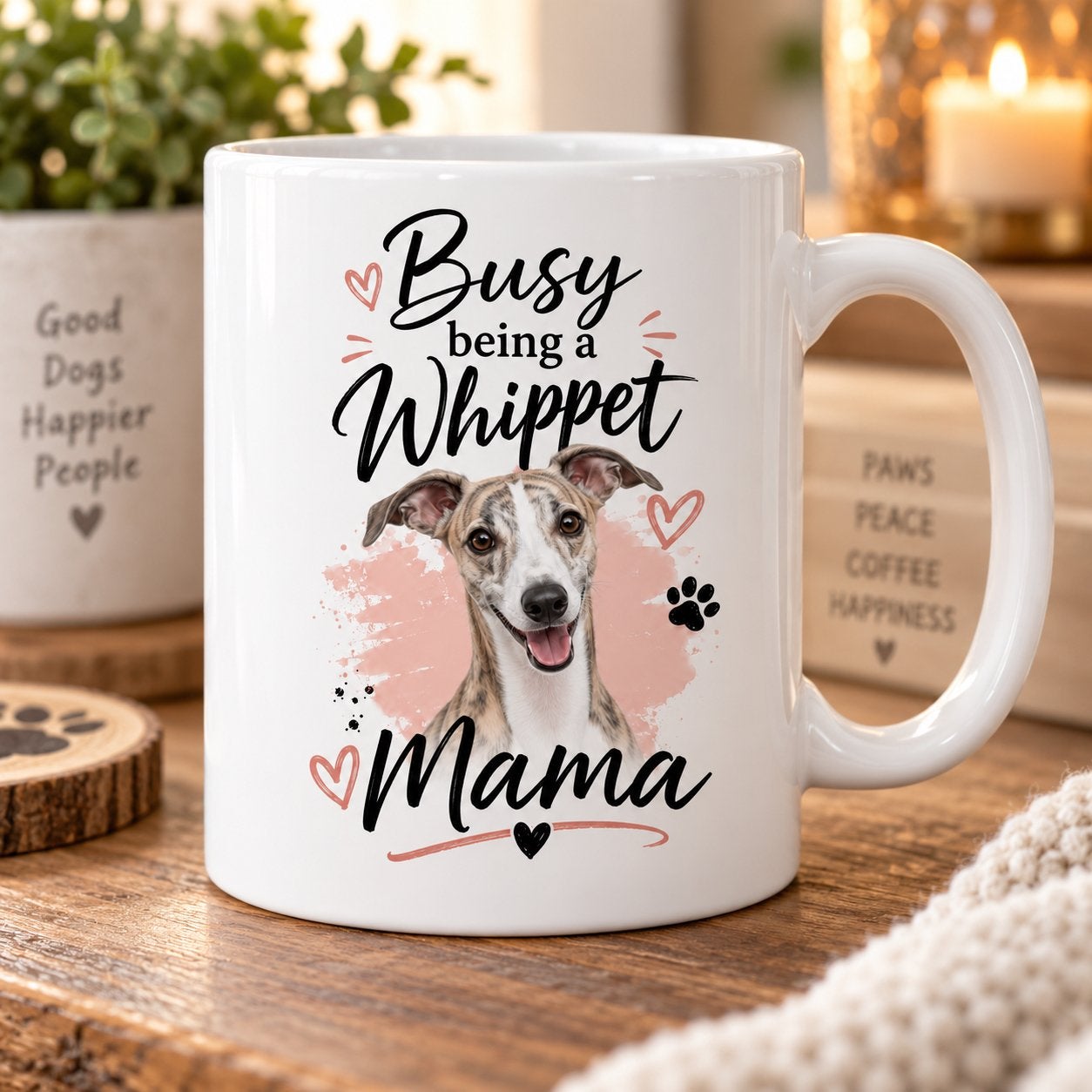 Busy being a Whippet Mama - Mok, Dieren en Toebehoren, Verzenden, Nieuw