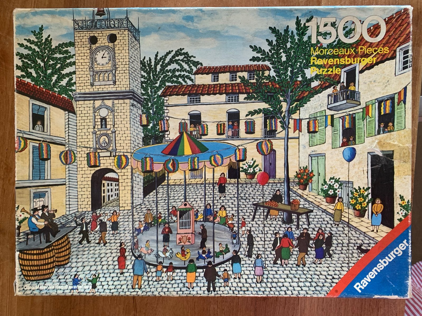 Ravensburger Legpuzzel 'Het feest in het dorp' 1500 stukjes, Ophalen, 500 t/m 1500 stukjes, Gebruikt, Legpuzzel