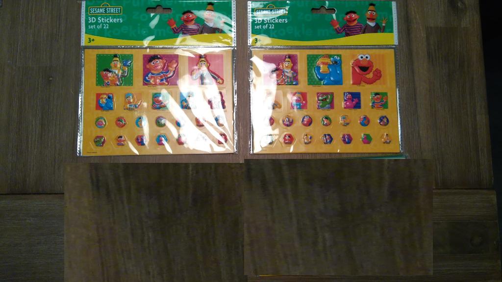 Sesamstraat Bert Ernie Elmo 3d stickers KLEIN nieuw, Verzamelen, Stickers, Ophalen of Verzenden, Zo goed als nieuw, Overige typen