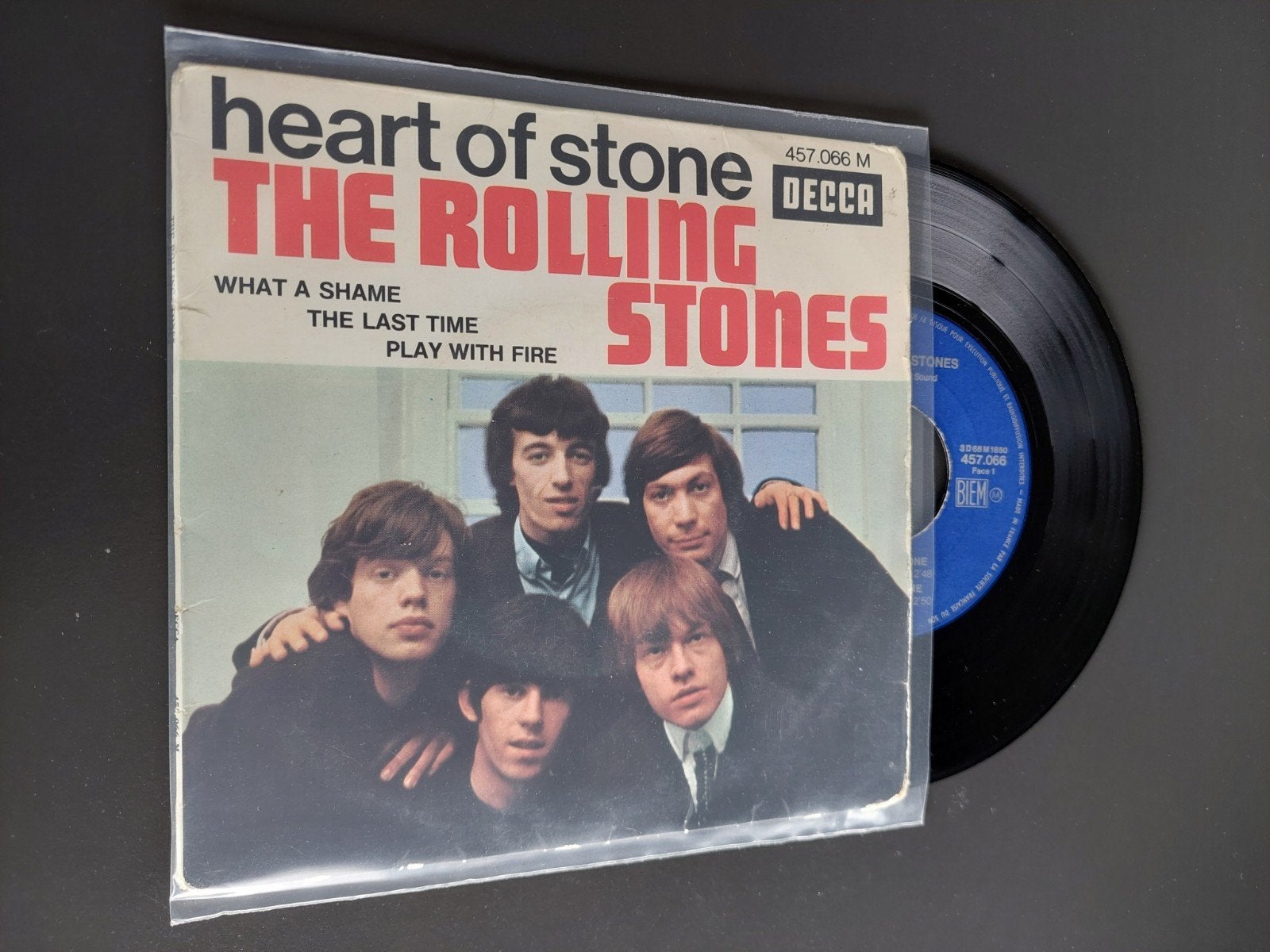The Rolling Stones heart of Stone (ep), Gebruikt, Overige genres, 7 inch, Single