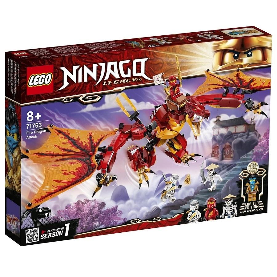 LEGO Ninjago 71753 Vuurdraak Aanval * 't LEGOhuis *, Lego, Nieuw, Ophalen of Verzenden, X