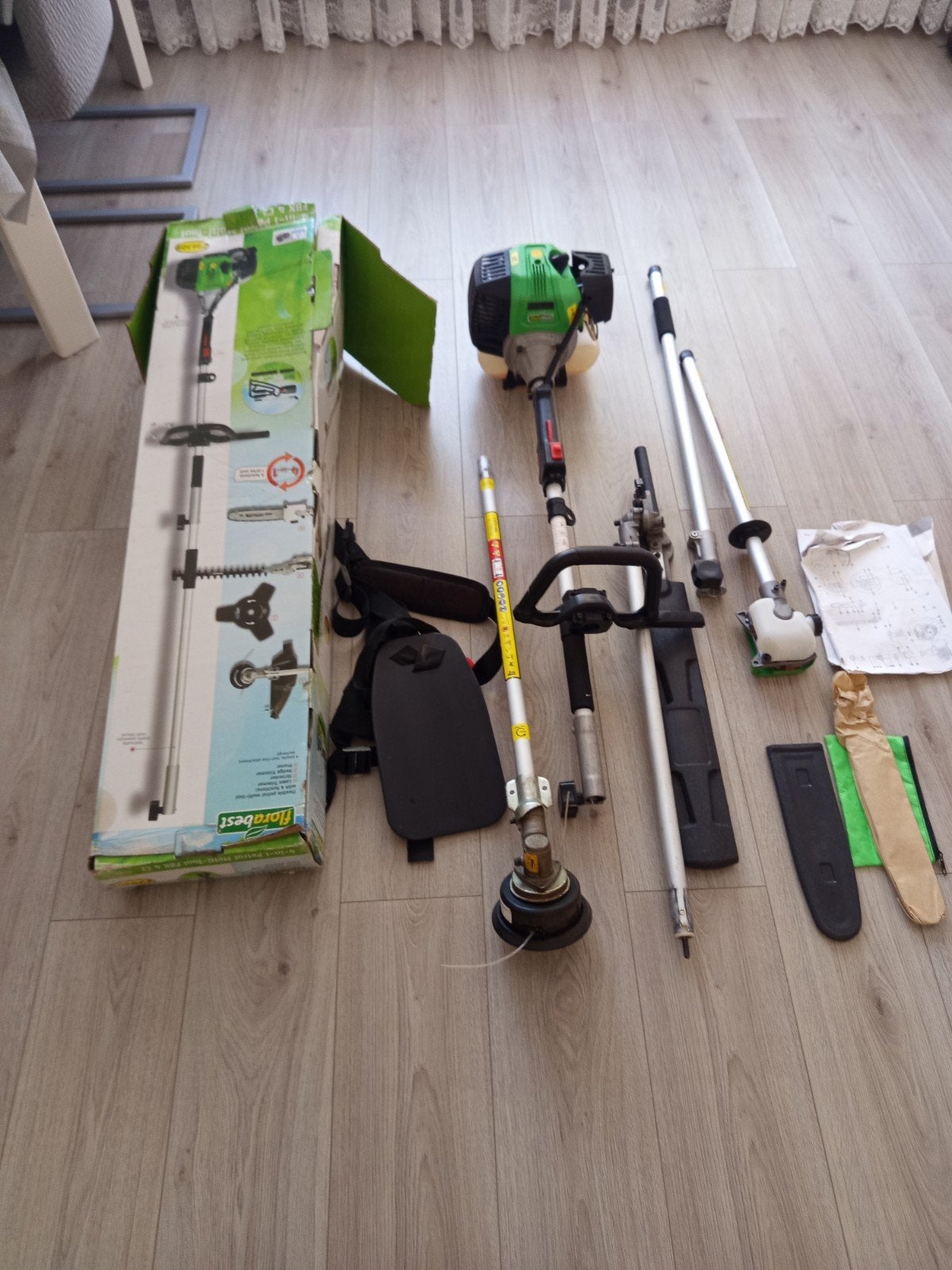 Florabest FBK 4 C2 4-in-1 Benzine Multitool, Benzine, Gebruikt, Florabest, Ophalen of Verzenden