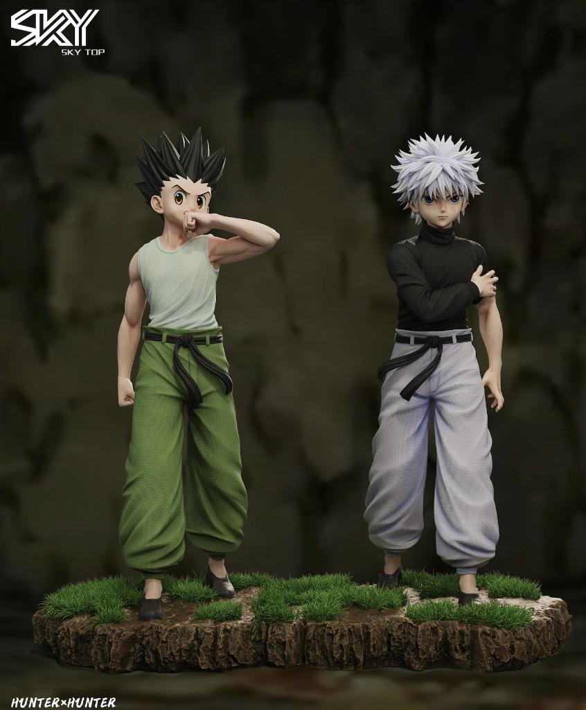 Hunter x Hunter Gon & Killua Sky Top Studio Statue Duo, Ophalen of Verzenden, Nieuw
