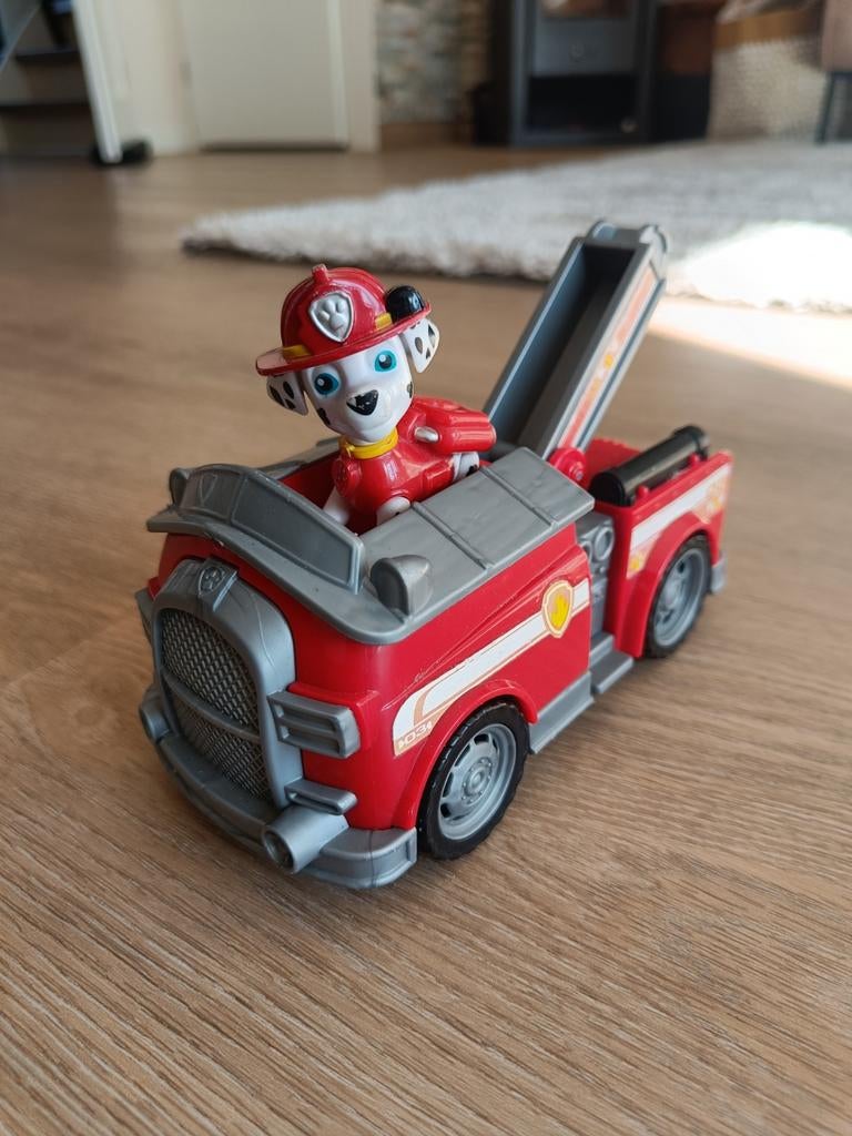 Paw Patrol Marshall Brandweerwagen Speelgoed, Kinderen en Baby's, Speelgoed | Speelgoedvoertuigen, Gebruikt, Ophalen of Verzenden