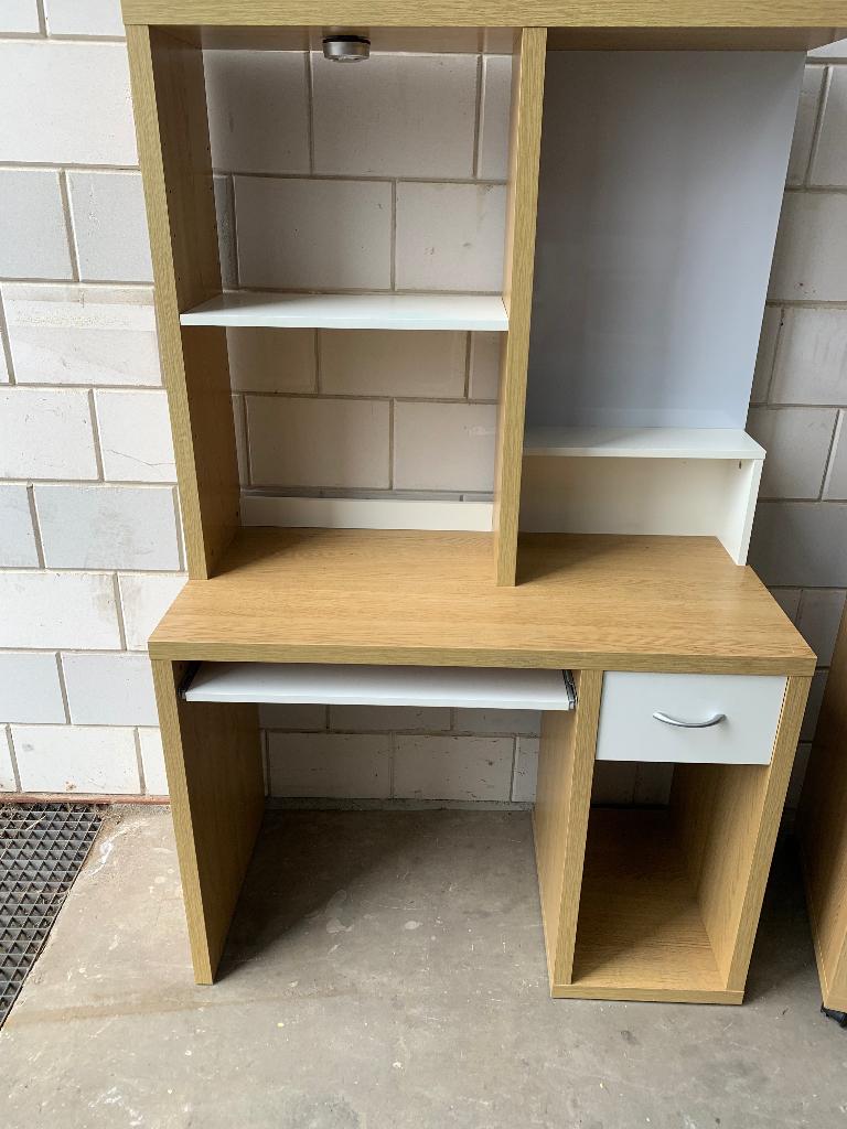 Bureau &ladeblok, Huis en Inrichting, Bureaus, Gebruikt, Hout, 104 cm, 50 cm