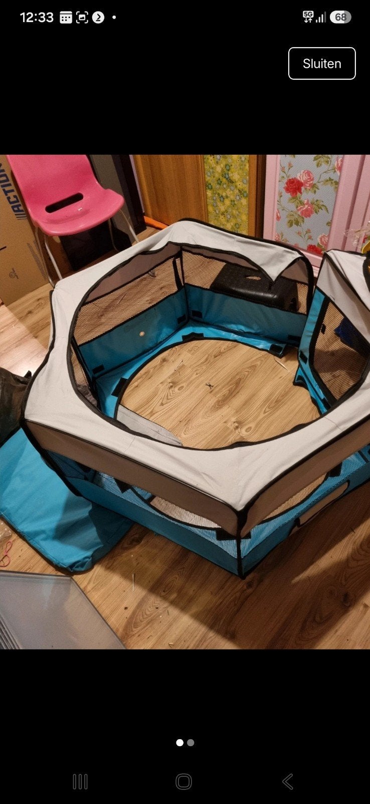 Box kleine dieren., Ophalen, Zo goed als nieuw