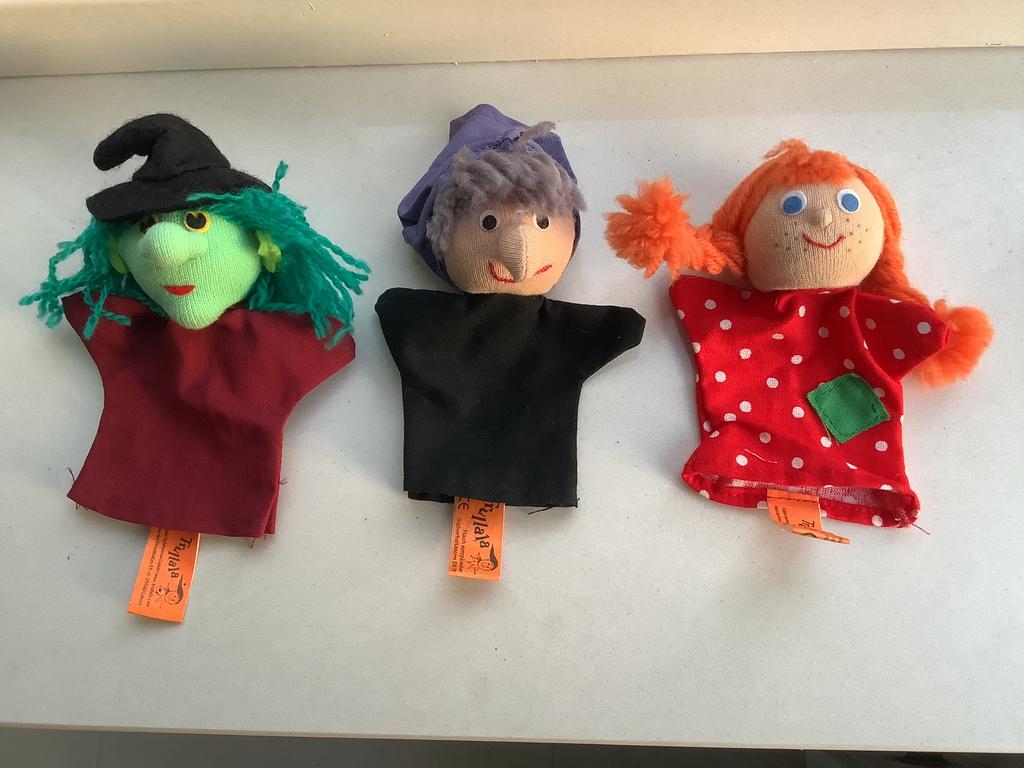 handpop Trulala poppenkast vingerpoppen vingerpopje trullala, Ophalen of Verzenden