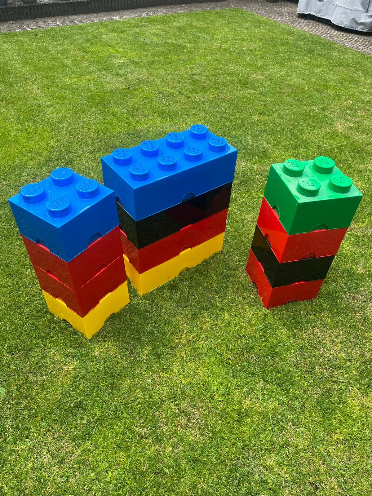 Grote LEGO Opbergboxen - Blauw, Rood, Geel, Zwart, Groen, Lego, Overige typen, Nieuw, Ophalen of Verzenden