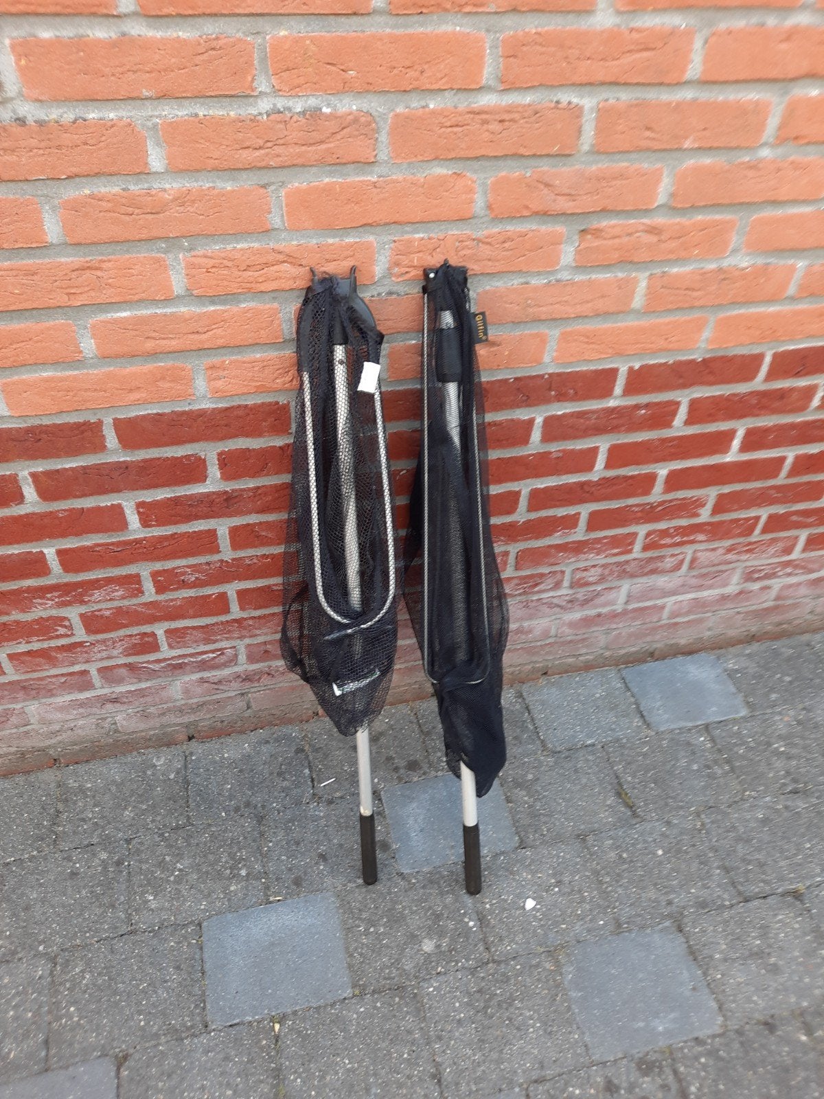 2x landingsnet 1x SPRO 1x Gilfin, Ophalen, Gebruikt, Net of Fuik