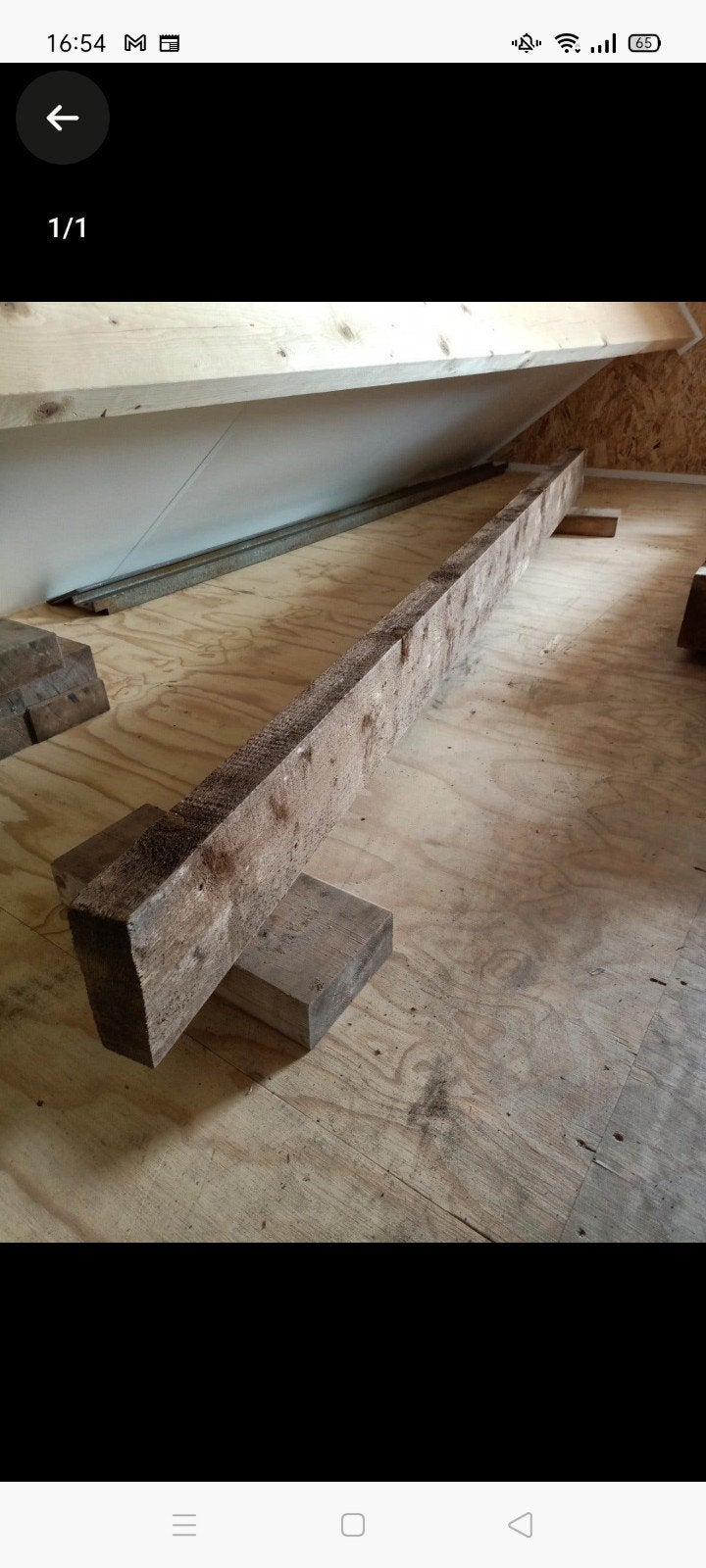 Houten balk, Doe-het-zelf en Verbouw, Hout en Planken, Ophalen, Balk, Vuren, 50 mm of meer