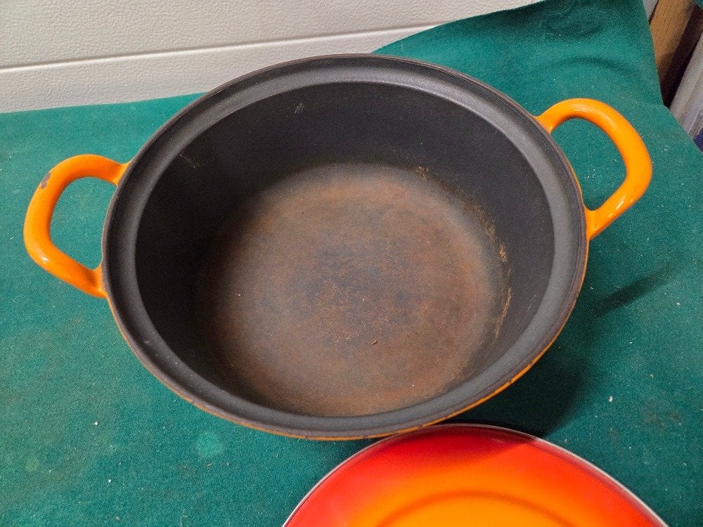 gietijzeren braadpan oranje, Ophalen of Verzenden, 'T Olde Gre-j, Info@toldegrej.nl, Endepoelstraat 20f Didam