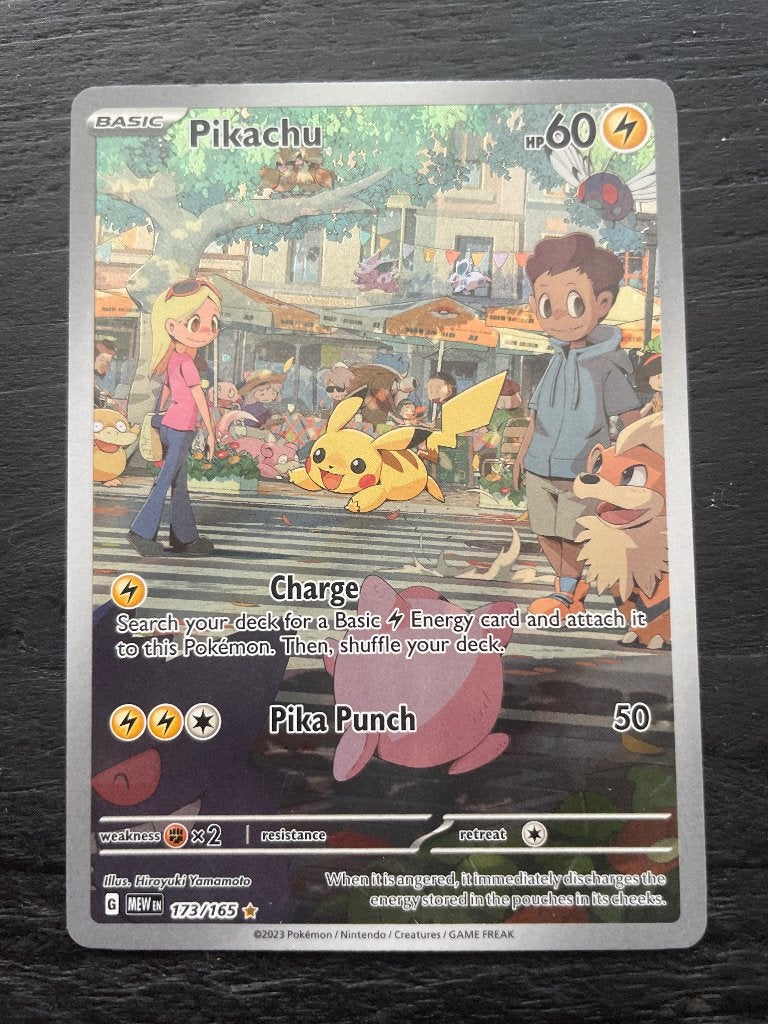 Pikachu #173, Hobby en Vrije tijd, Verzamelkaartspellen | Pokémon, Ophalen of Verzenden, Zo goed als nieuw, Losse kaart, Foil