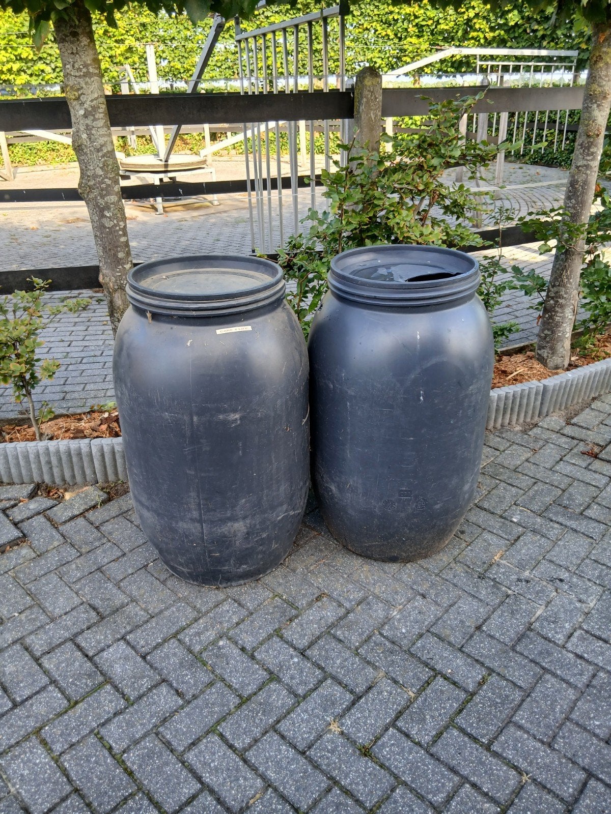 voerton, regenton, kunststof vat, 150 liter of meer, Ophalen, Kunststof