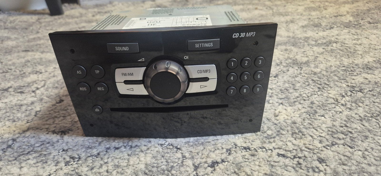 Opel CD 30 MP3 Autoradio - Delphi Grundig, Auto diversen, Autoradio's, Ophalen, Gebruikt
