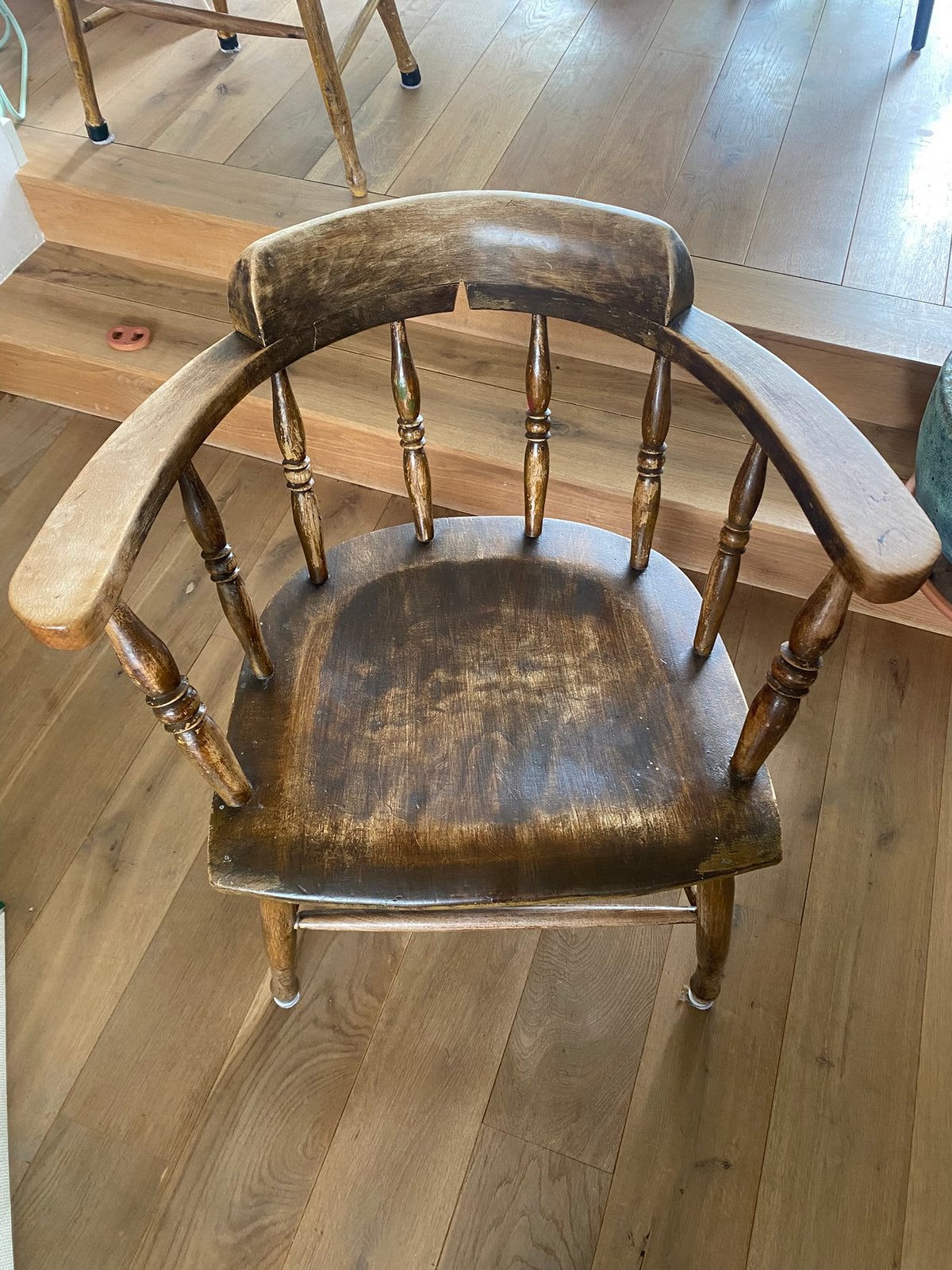 Set antieke windsor captain chairs, Antiek en Kunst, Antiek | Meubels | Stoelen en Banken, Ophalen