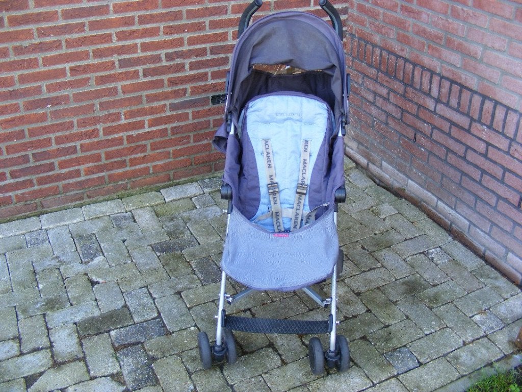 MacLaren Quest Buggy Grijs Blauw, Ophalen, Gebruikt, Maclaren, Verstelbare rugleuning