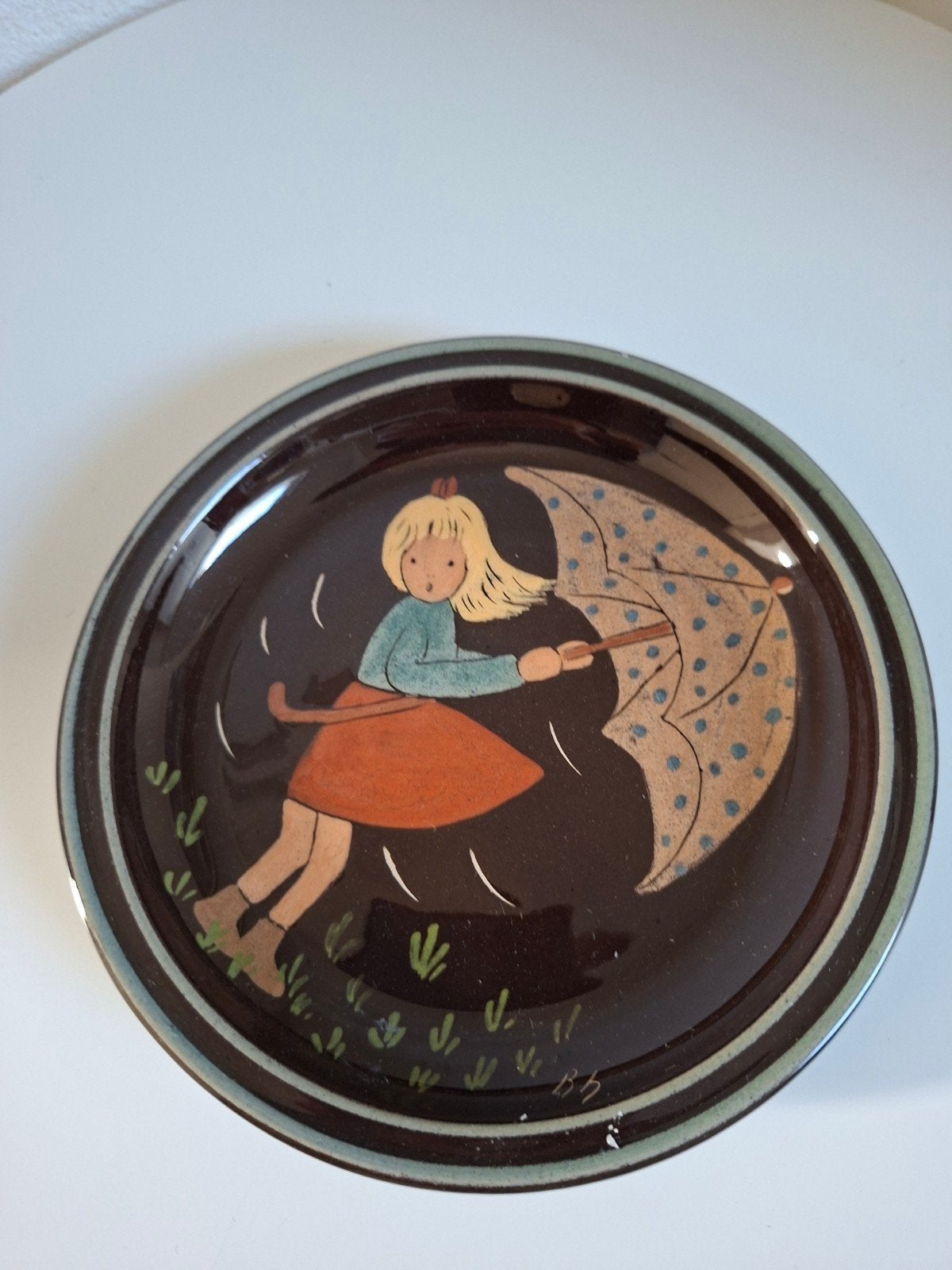 Vintage Rheinfelder Keramik wandbord, Antiek en Kunst, Ophalen of Verzenden