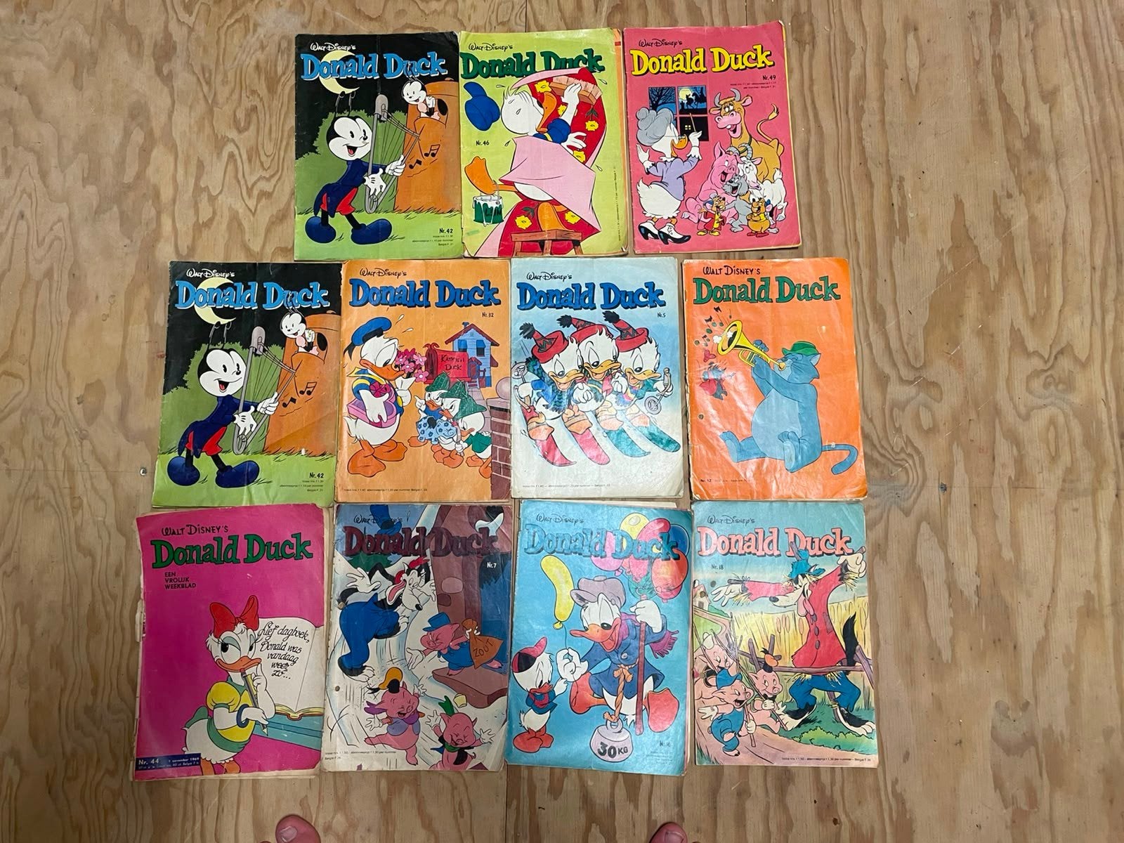 Donald Duck Weekblad - Diverse oude Nummers, Meerdere stripboeken, Ophalen, Gelezen, Walt Disney