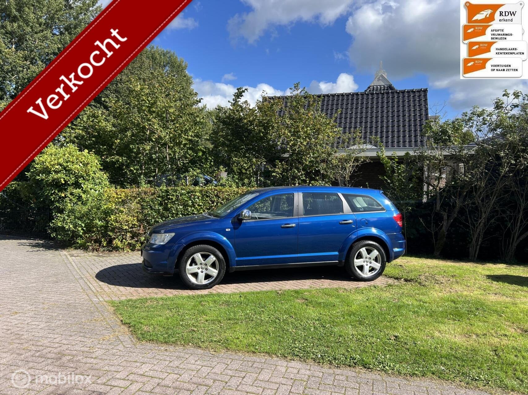 Dodge Journey 2.4 SE Airco bj 2008 nieuwe apk, Auto's, 450 kg, Gebruikt, 4 cilinders, Bedrijf