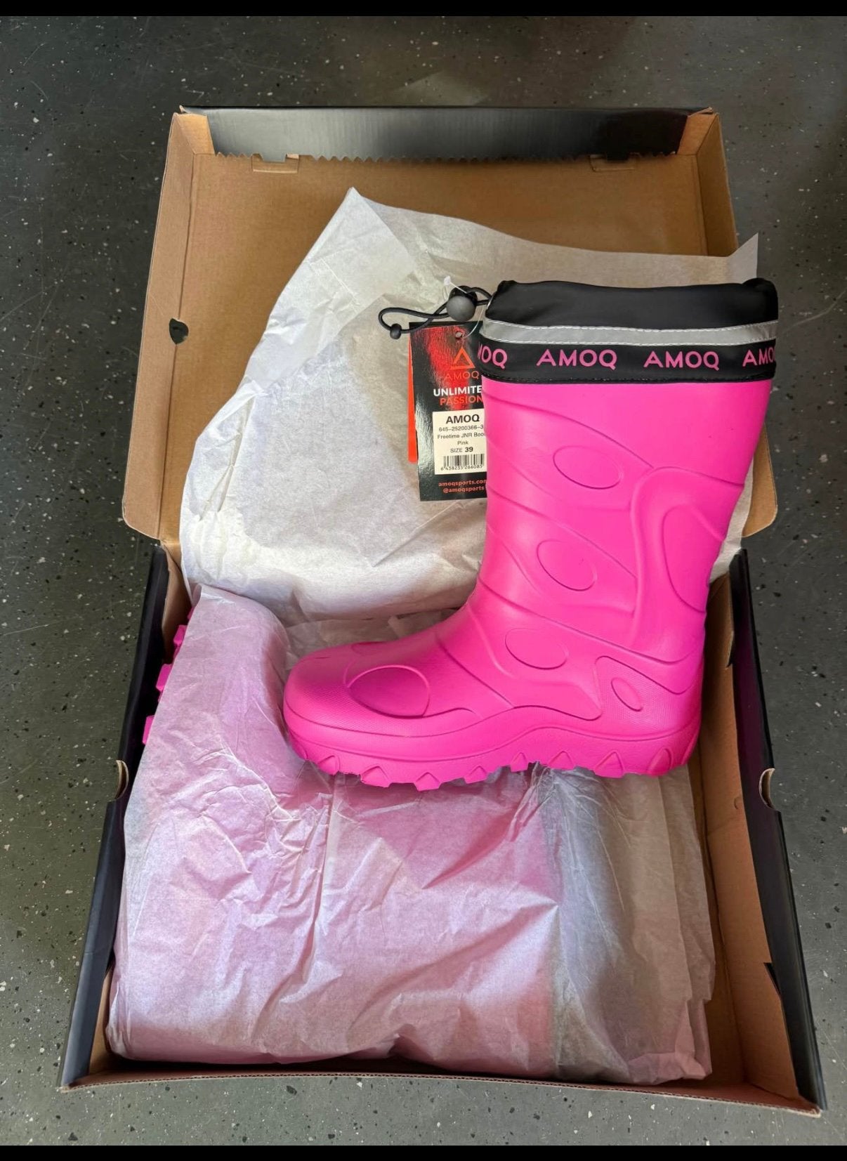 Snowboots roze laarzen sneeuw waterdicht geisoleerd maat 39, Snowboots, Nieuw, Ophalen of Verzenden, Roze