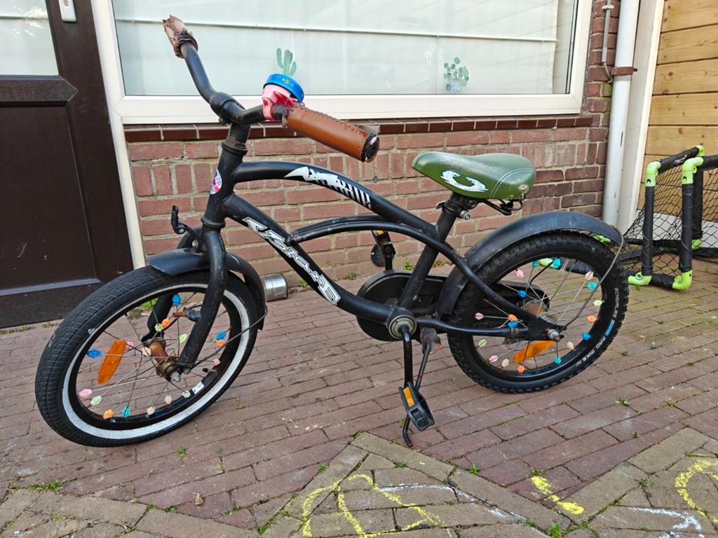 Kinderfiets Volare 18 of 20 inch, Fietsen en Brommers, Fietsen | Crossfietsen en BMX, Ophalen, Terugtraprem, Staal, 16 tot 20 inch