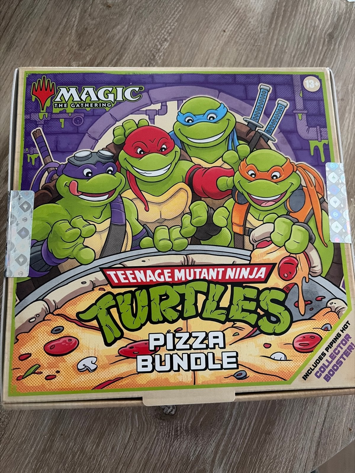 MTG Teenage Mutant Ninja Turtles Pizza Bundle, Hobby en Vrije tijd, Verzamelkaartspellen | Magic the Gathering, Ophalen of Verzenden
