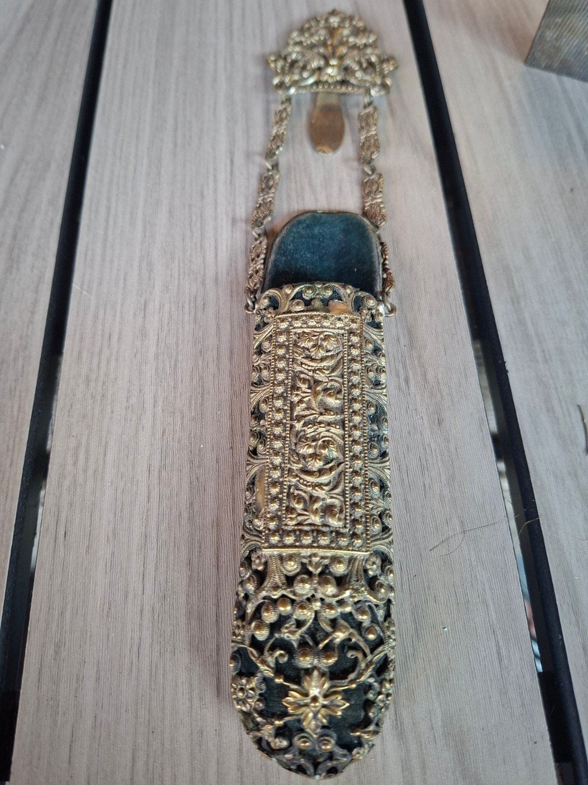 antieke Chatelaine Brillenkoker, Ophalen